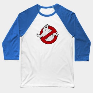 8 bit Ghostbusters Baseball T-Shirt